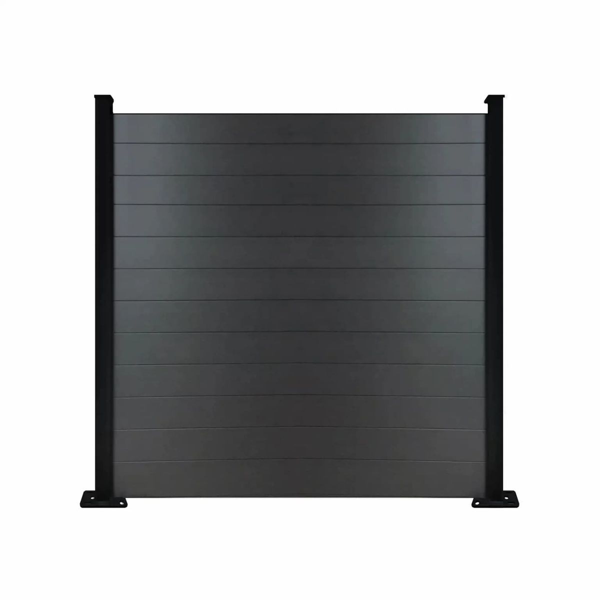 WPC FENCE PANEL WOOD TEXTURE GREY 162MM product photo