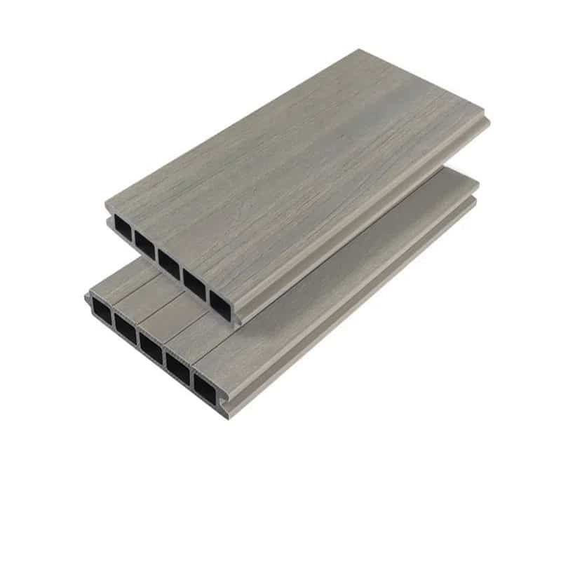 WPC FENCE PANEL WOOD TEXTURE GREY TEXTURE 90MM product photo