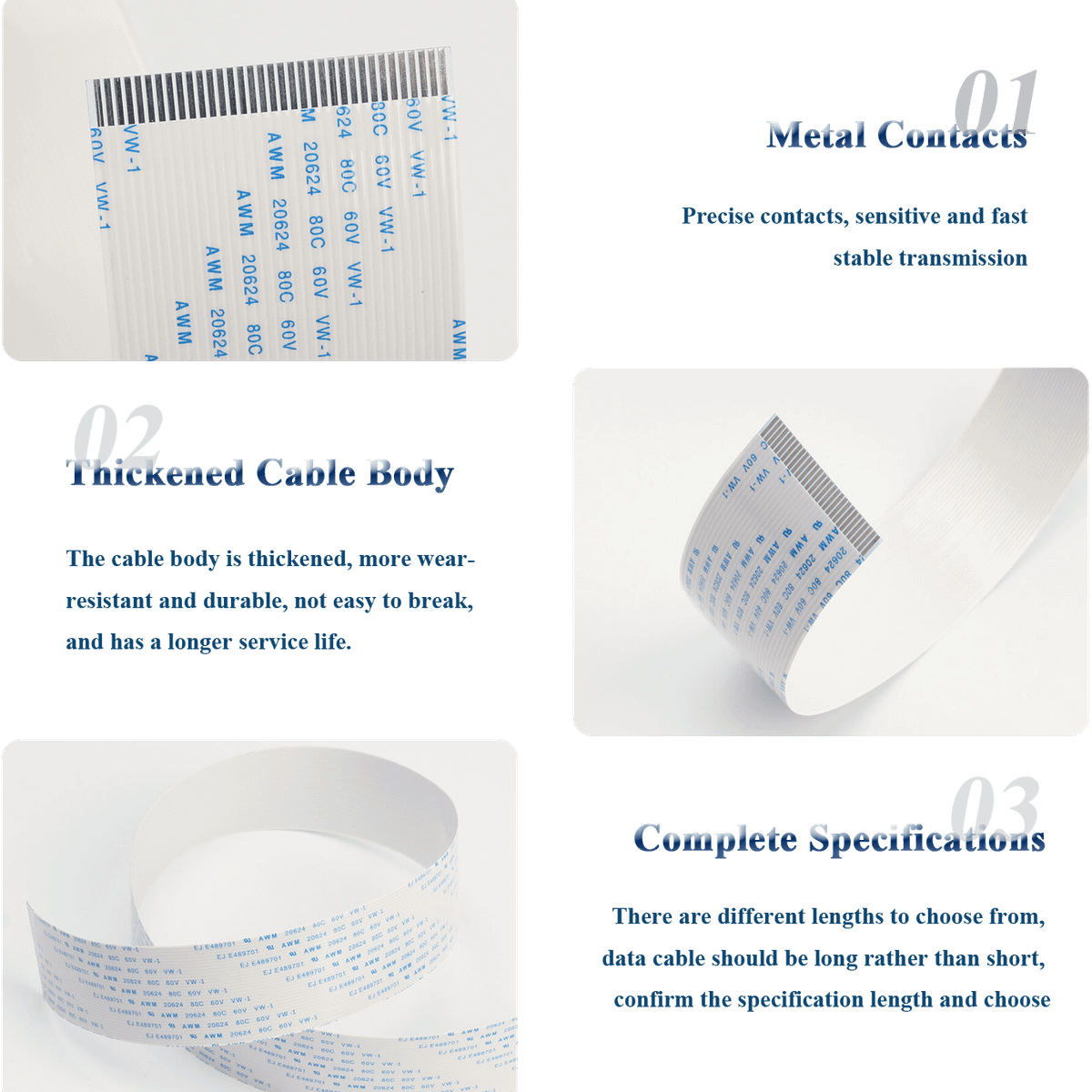 IEION DX5 PRINT HEAD RIBBON CABLE #ALCADX5460 product photo