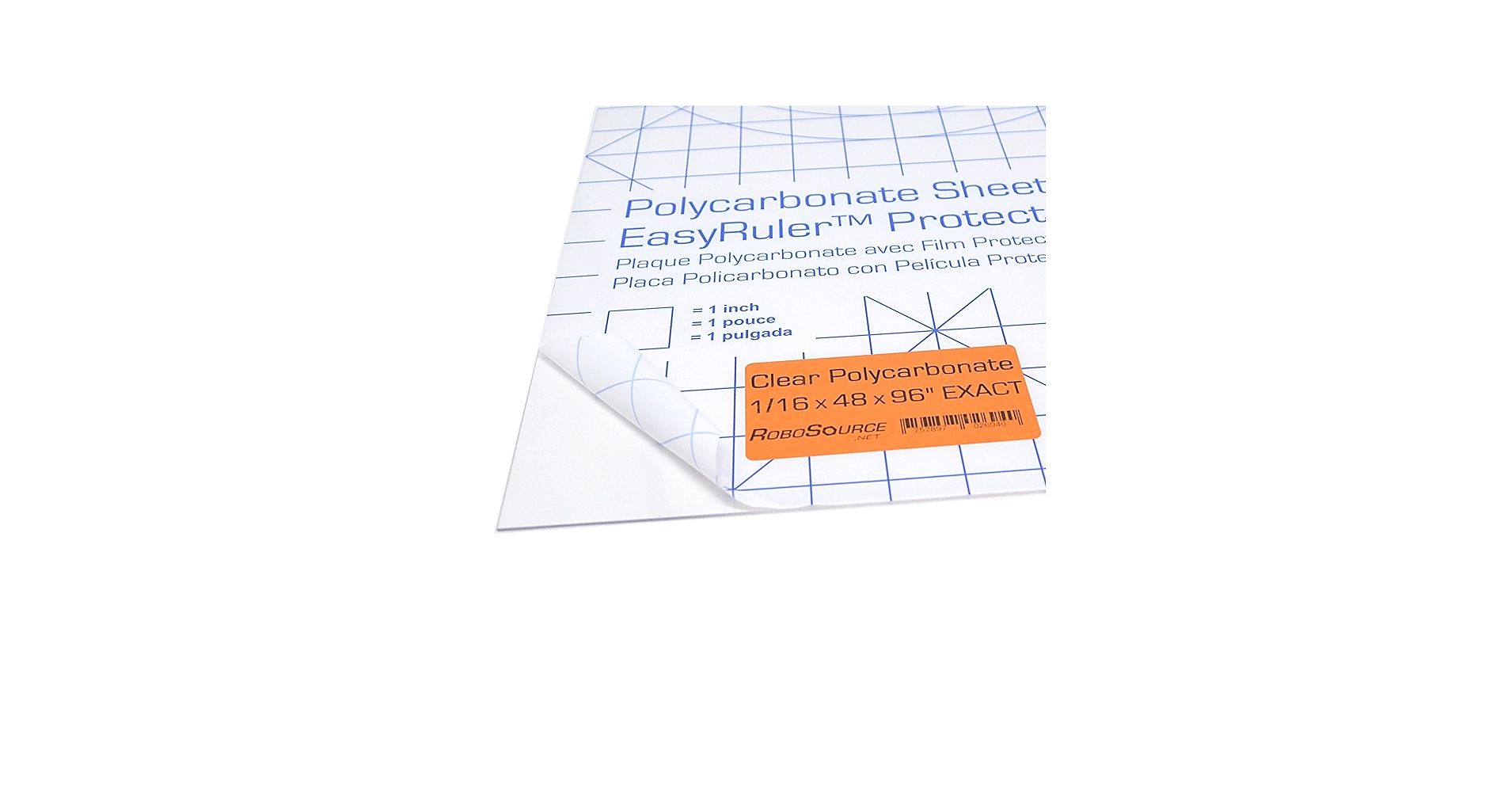 1/16" POLYCARBONATE CLEAR 8'X4' product preview