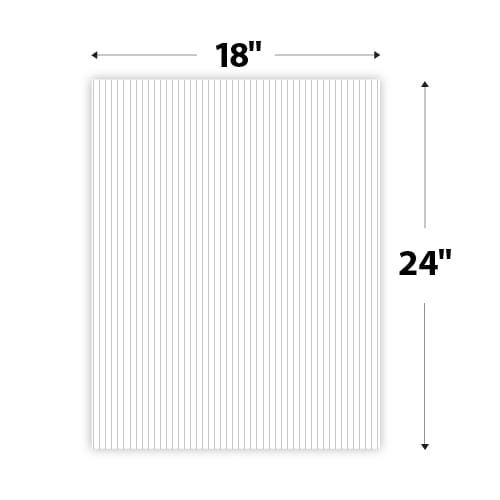 COROPLAST 18" X 24" WHITE (R) product preview