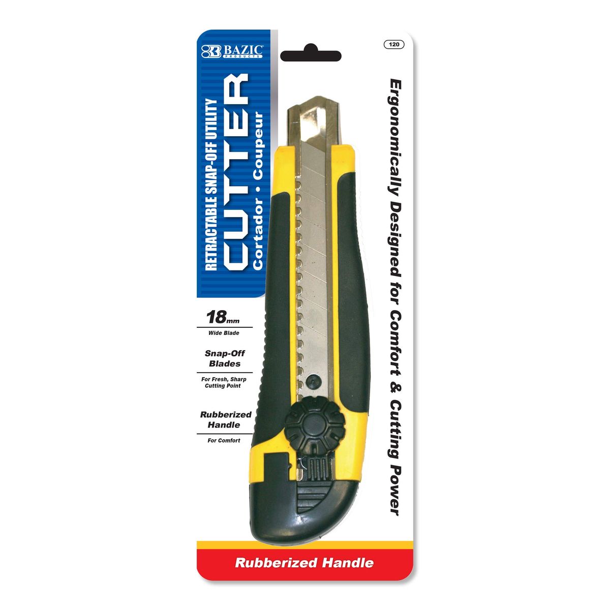 BAZIC RETRACTABLE SNAP-OFF UTILITY..CUTTER #130 product photo