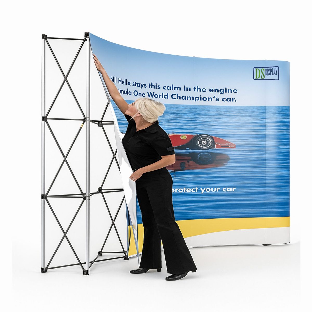 POP-UP CURVE 3'X4' WITH STYRENE & LAMPS product photo