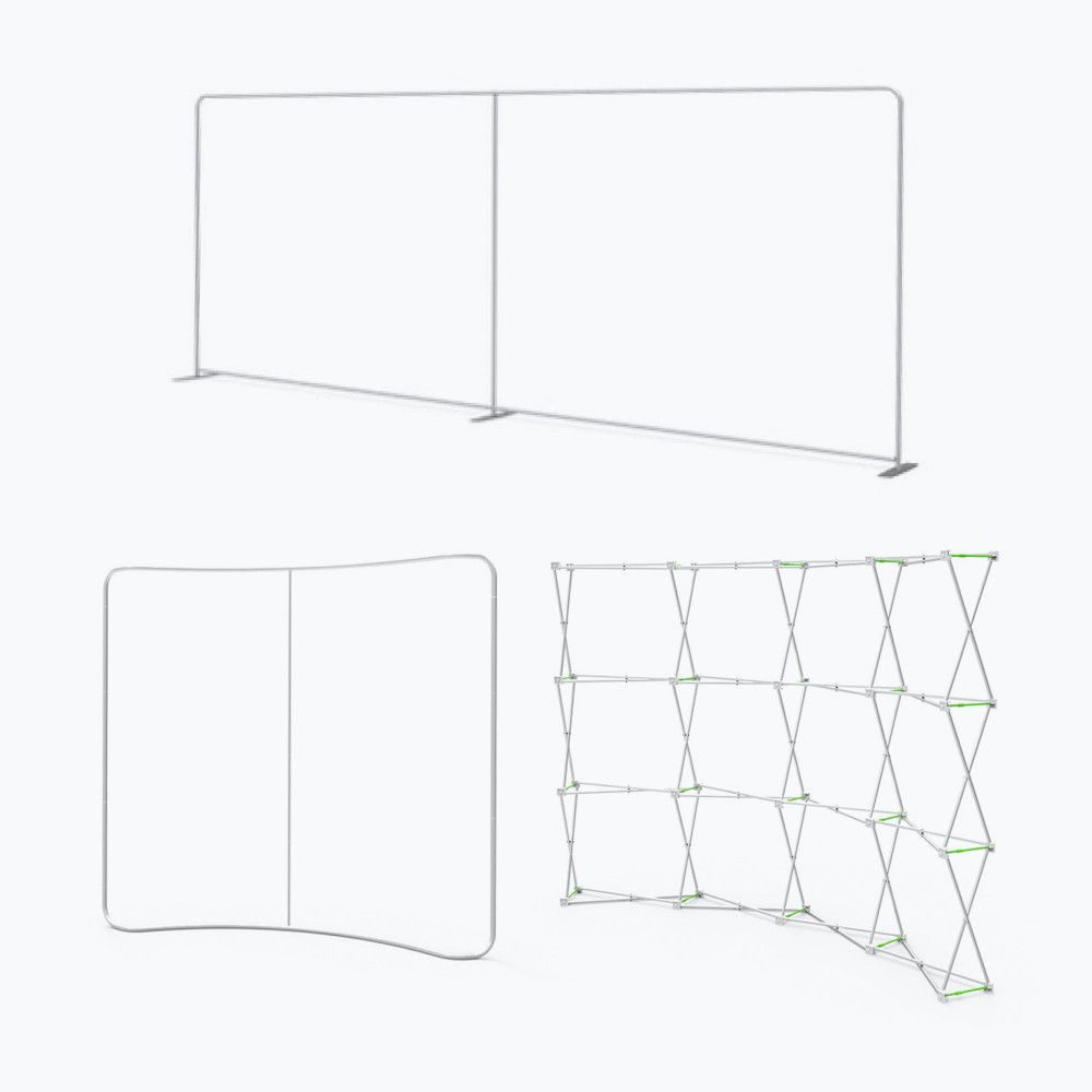 POP UP STRAIGHT VELCRO 3X3 - 90.5" X 90.5" product preview