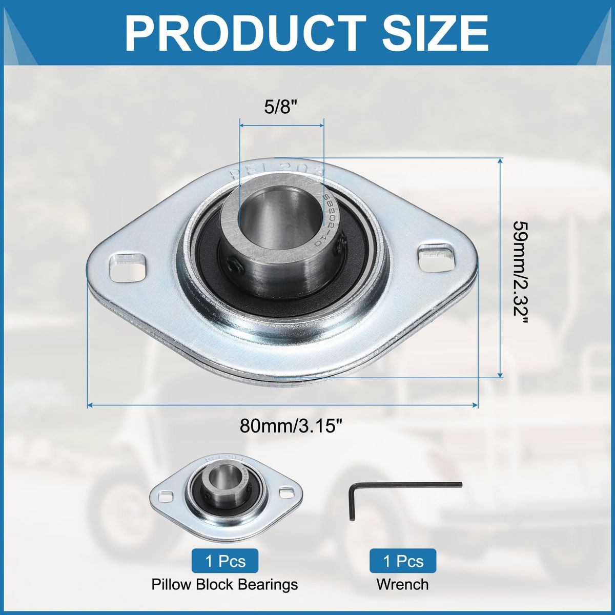 STEEL SPIKE BASE WITH BEARING product photo