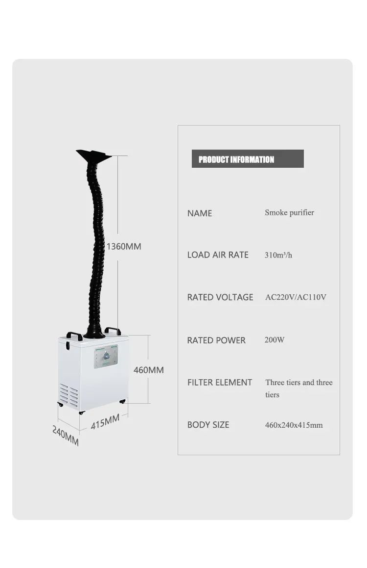 FUME FILTER A3 product photo