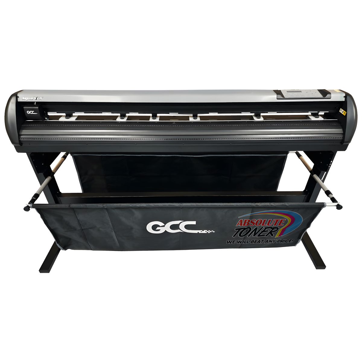J5-132LX. GCC CUTTING PLOTTER WITH MEDIA BASKET product photo