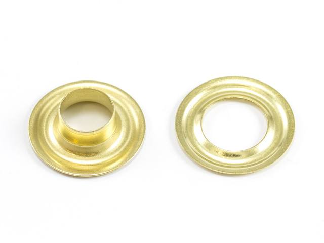 #2 PLAIN GROMMETS- 100PK- BRASS product preview