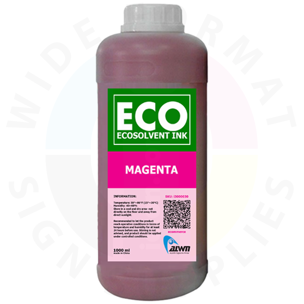 COMPATIBLE INK ECO SOLVENT 1 LITRE (GINK) - MAGENTA product preview