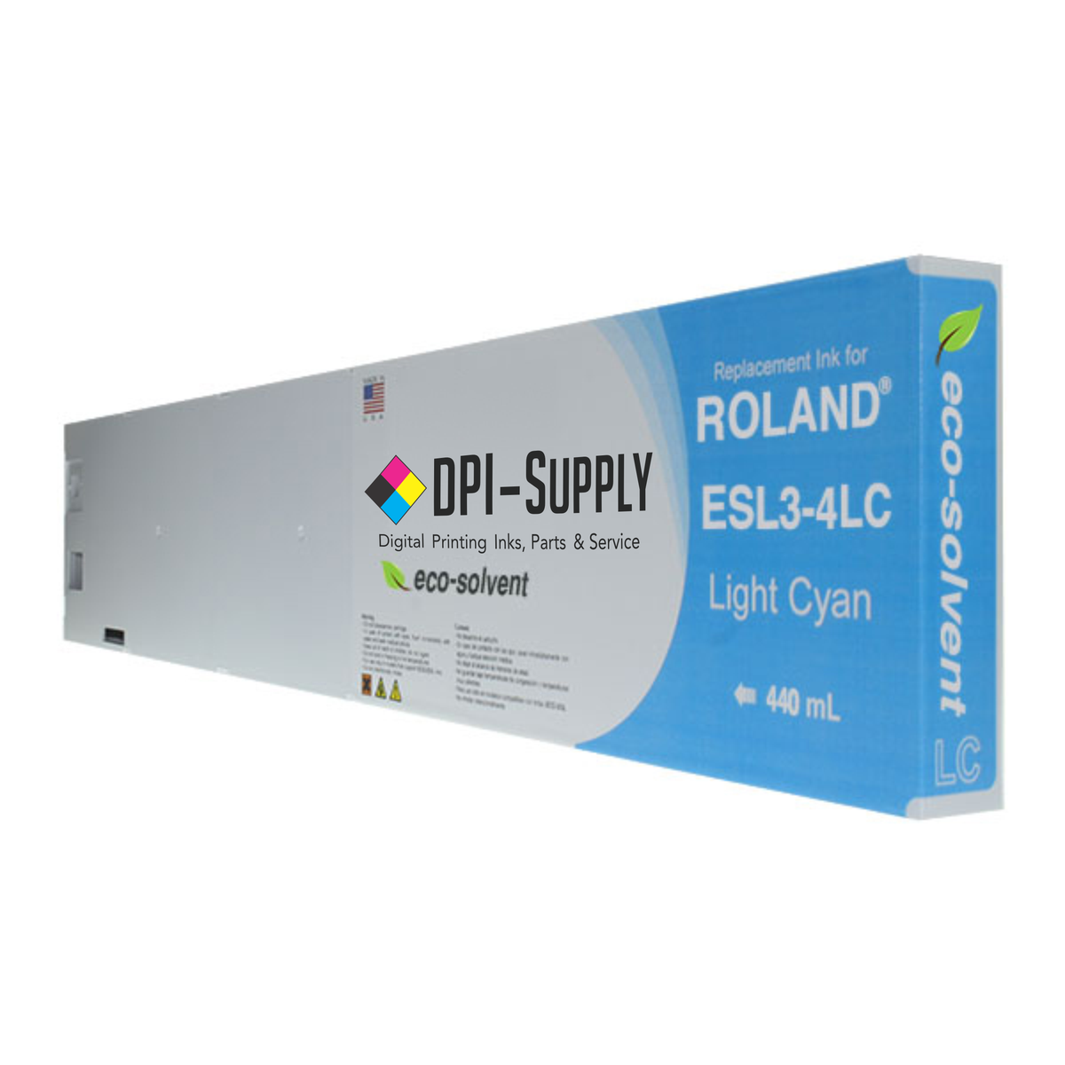 COMPATIBLE ROLAND ESL3 440ML CYAN (GINK) product photo