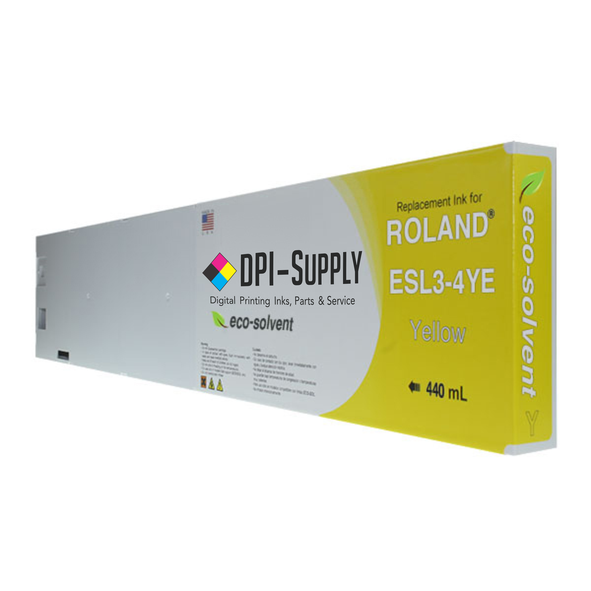 COMPATIBLE ROLAND ESL3 440ML YELLOW (GINK) product photo