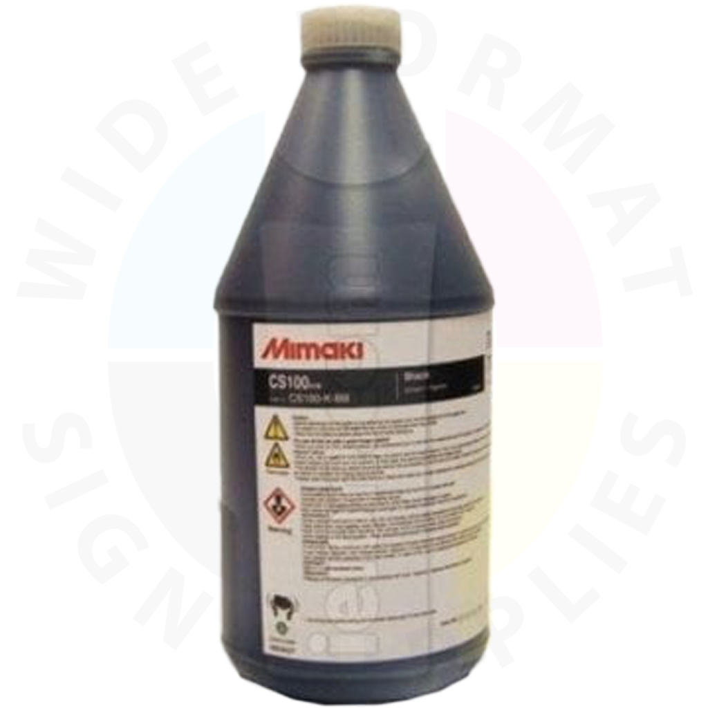 MIMAKI CS100 SOLVENT INK 2 LITRE, BLACK product preview