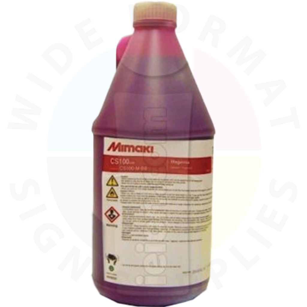 MIMAKI CS100 SOLVENT INK 2 LITRE, MAGENTA product photo