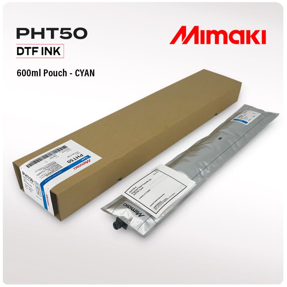 THERMAL TRANSFER PIGMENT INK PHT50 600ML - CYAN product photo