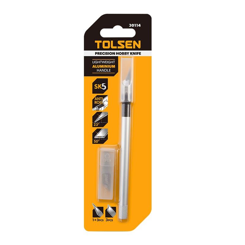 PRECISION HOBBY KNIFE 145MM TOLSEN product photo
