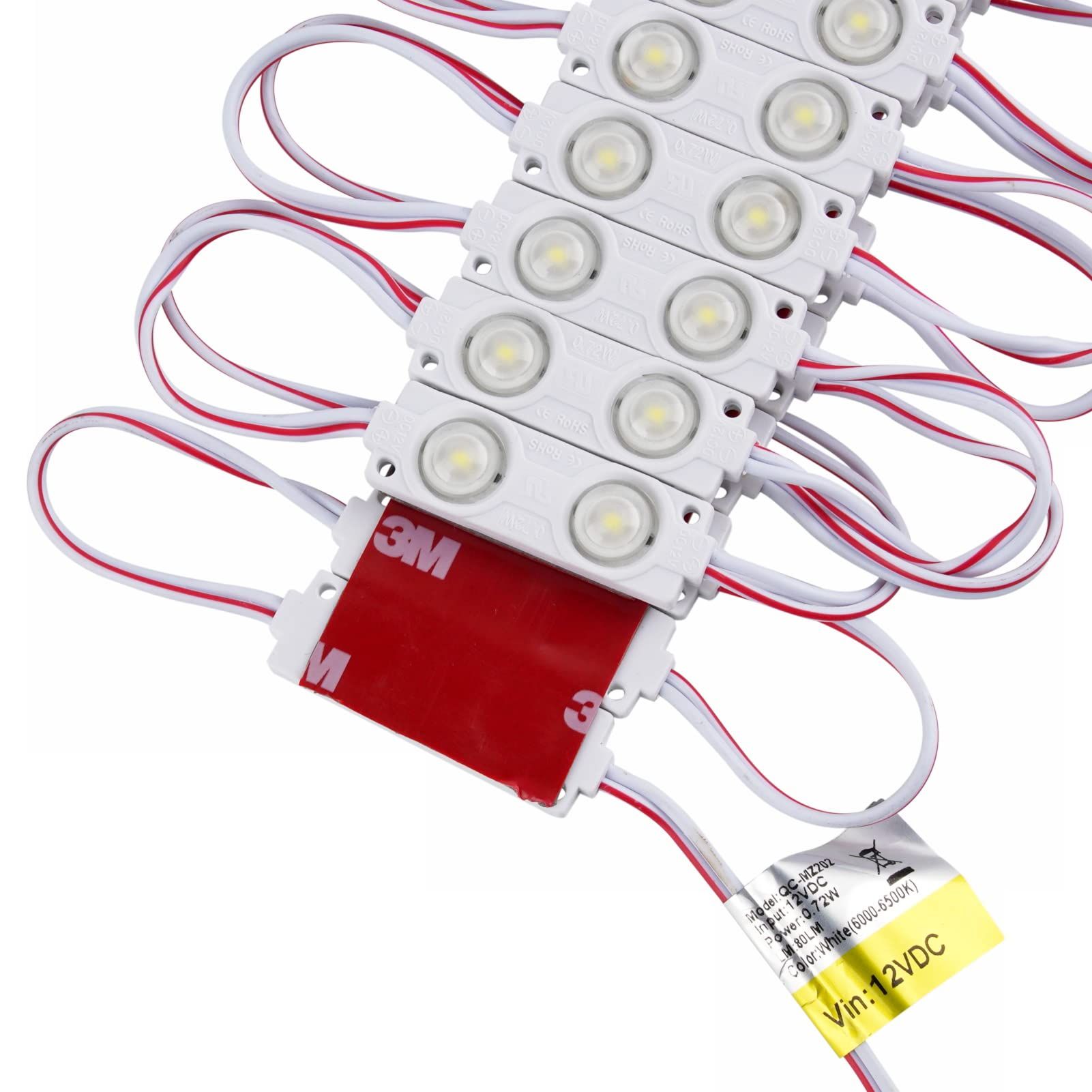 LED MODULE 1PCS LED, 12V, .05W, 165, 26X14X10MM, PURE WHITE (100PK) product preview