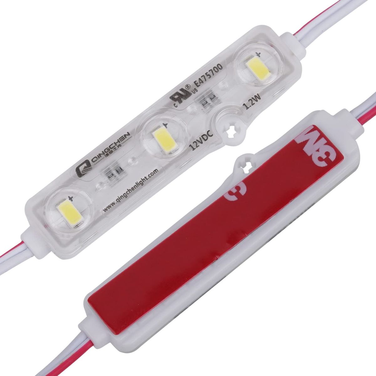 LED MODULE 2PCS LED, 12V, .05W, 165, 50X14X10.9MM, PURE WHITE (100PK) product photo