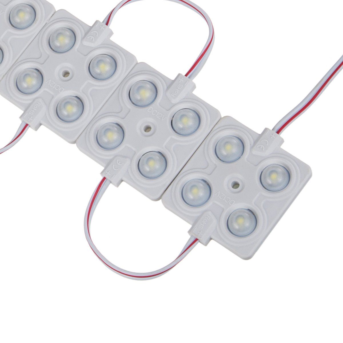 LED MODULE 4PCS LED, 12V, .05W, 165, 42X14X10MM, PURE WHITE (100PK) product preview