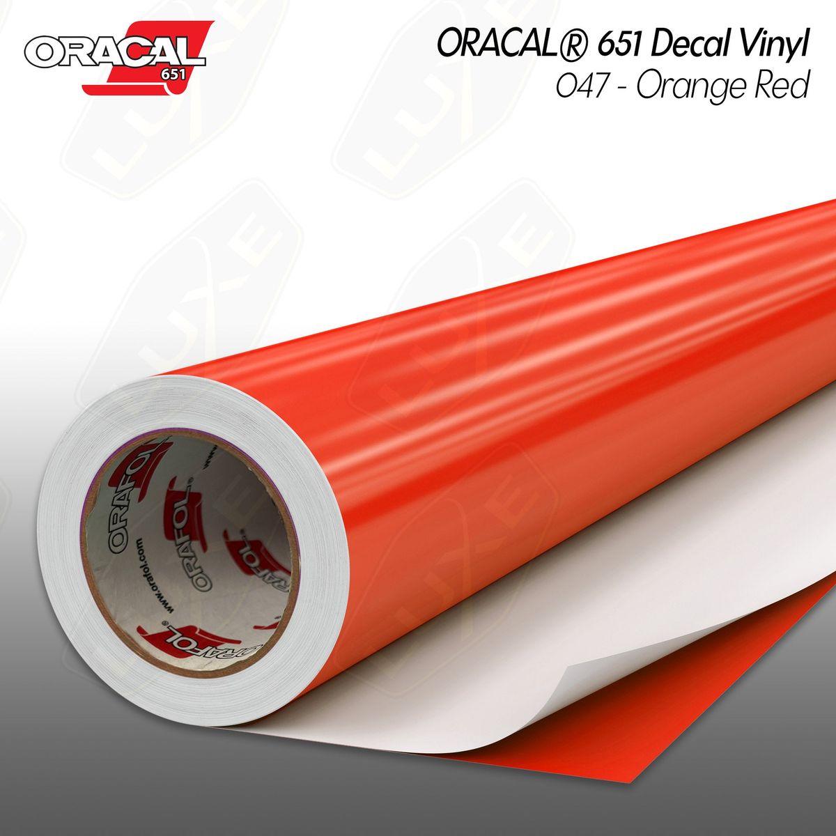 ORACAL 651-24-047, ORANGE RED 24" product photo
