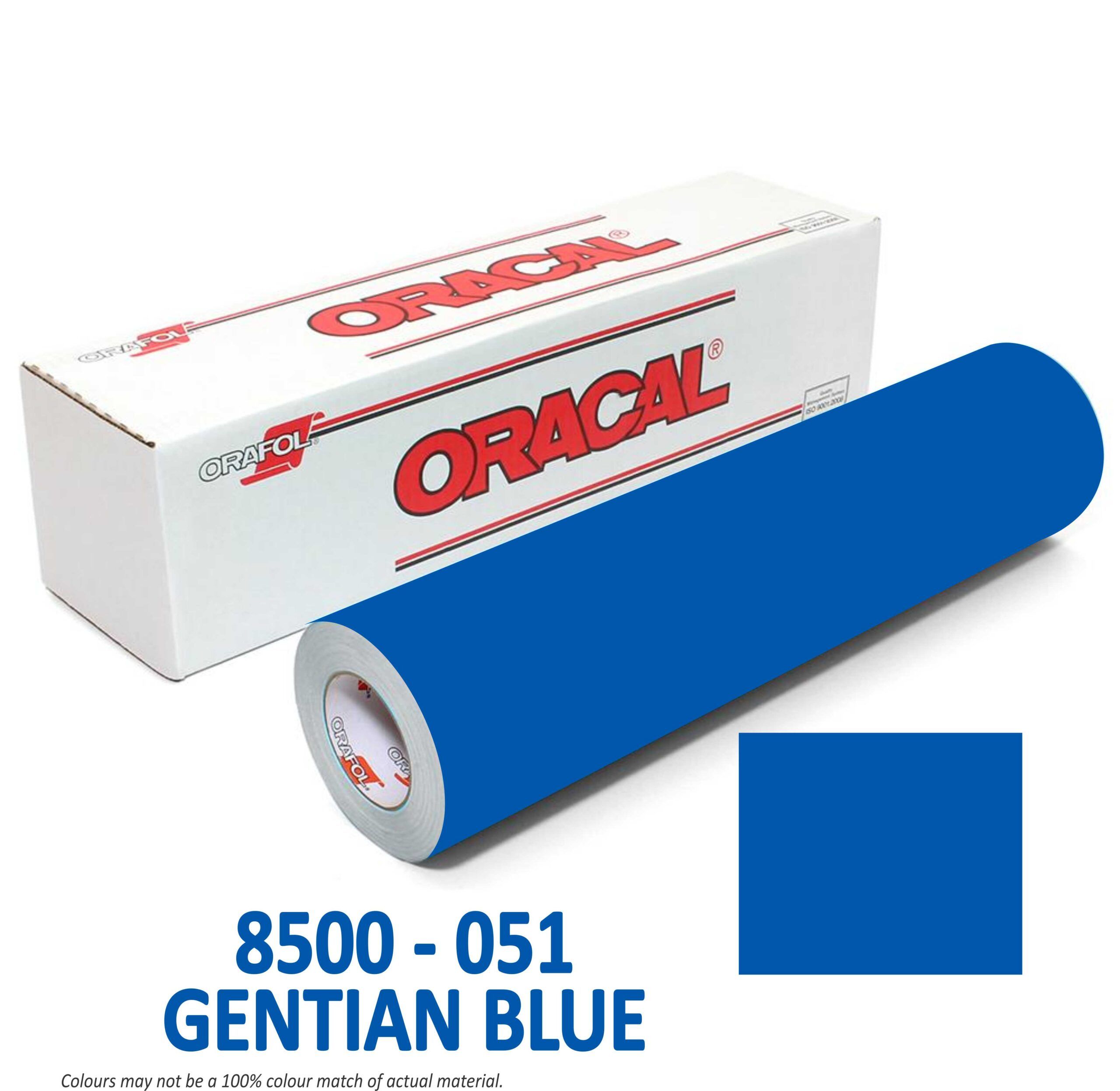 ORACAL 8500-24-051 GENTIAN BLUE TRANSLUCENT  24" product preview