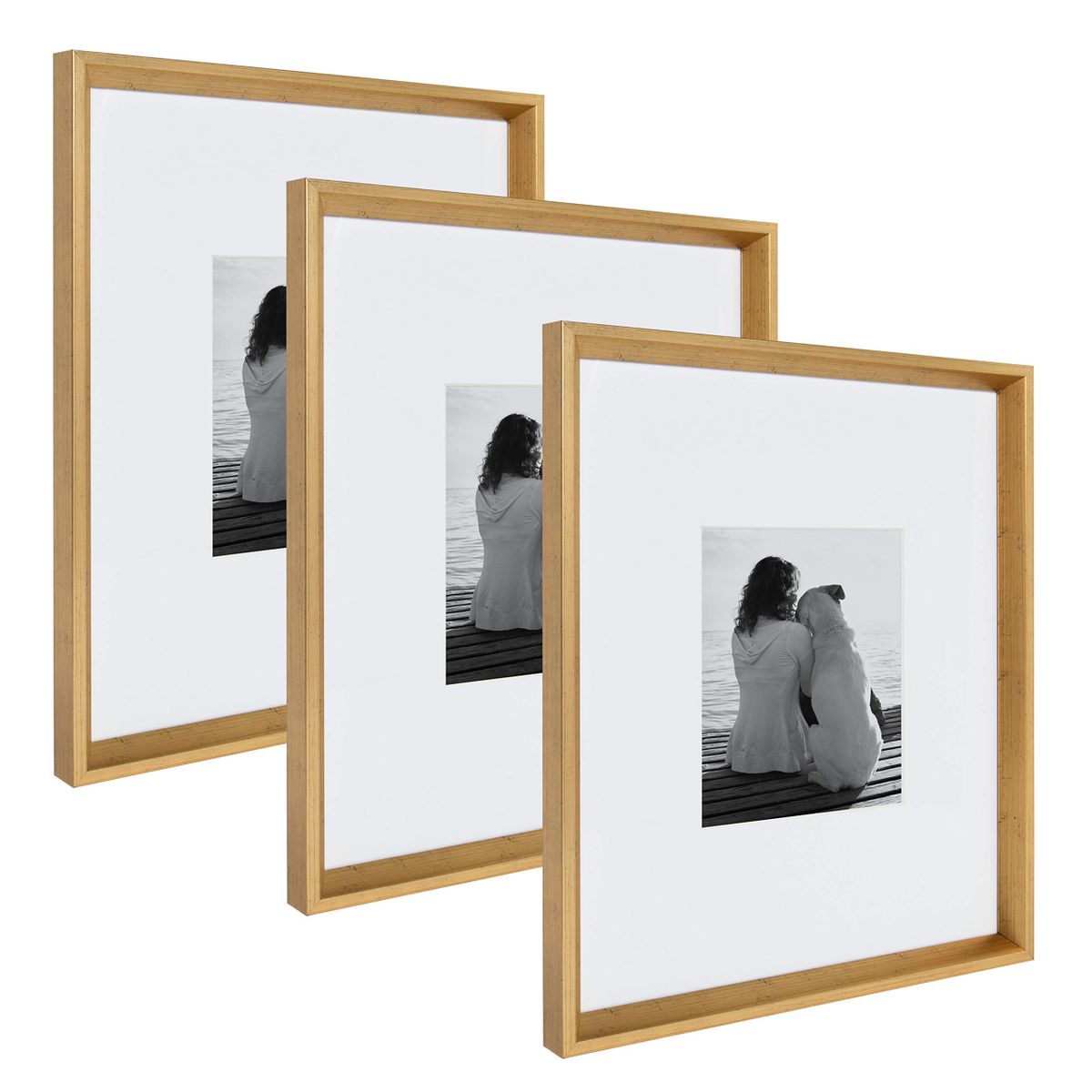 R102 GOLD SHINY WITH LINES, 1 3/16" X 5/8" product photo