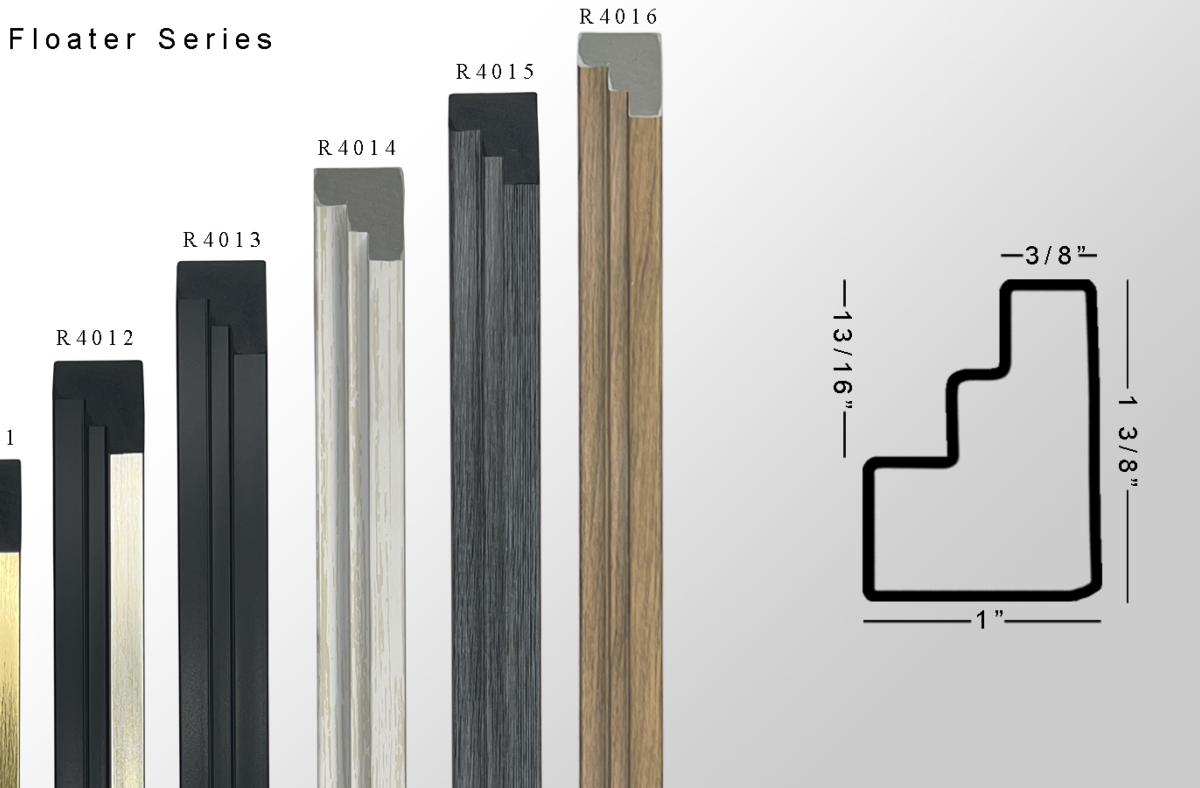 R301 EXPRESSO MOULDING, 1 1/16" product photo