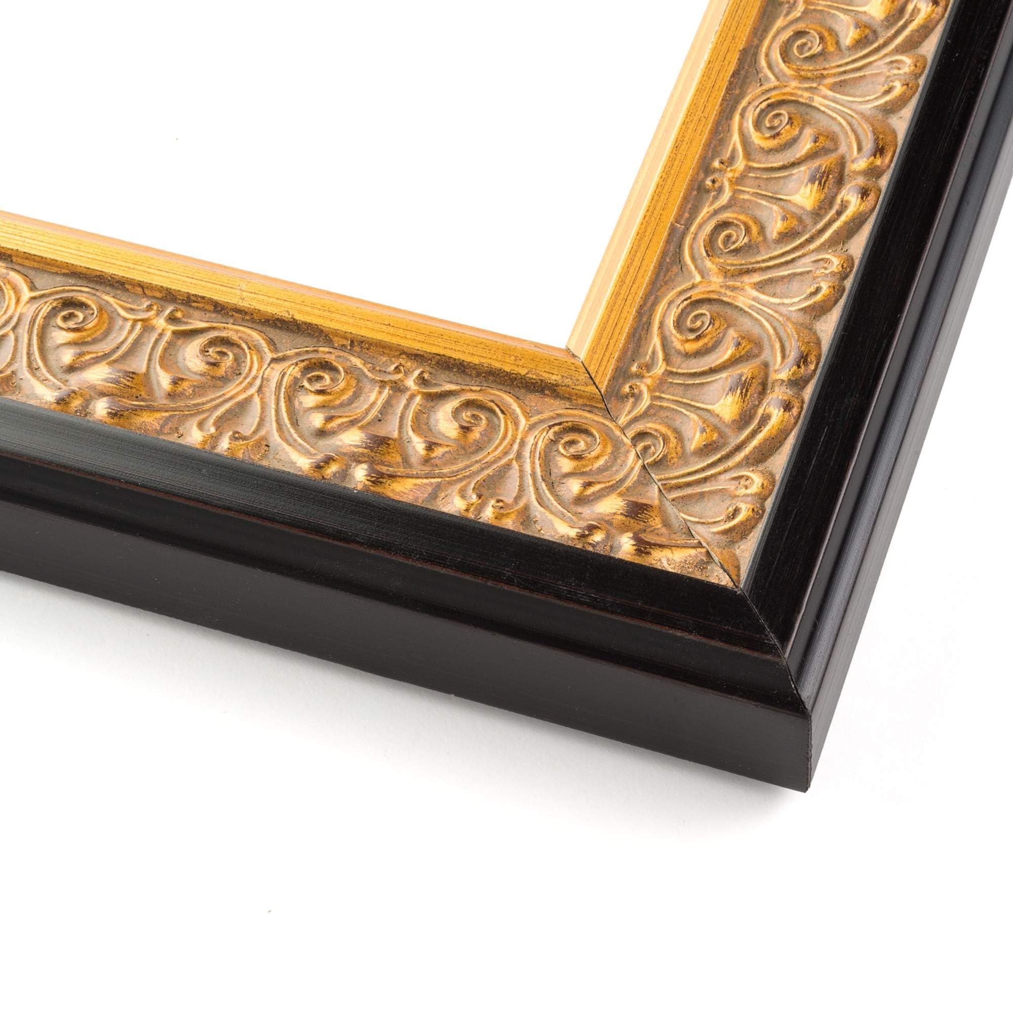 R504 GOLD W/BLK SPLATTER MOULDING, 2" product preview