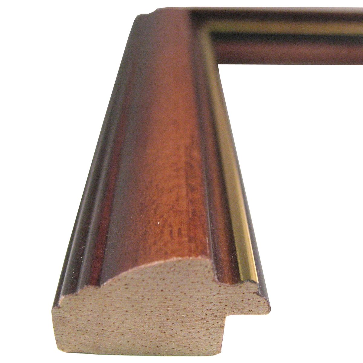 R524 WALNUT MOULDING, 1 3/4" X 1" product photo