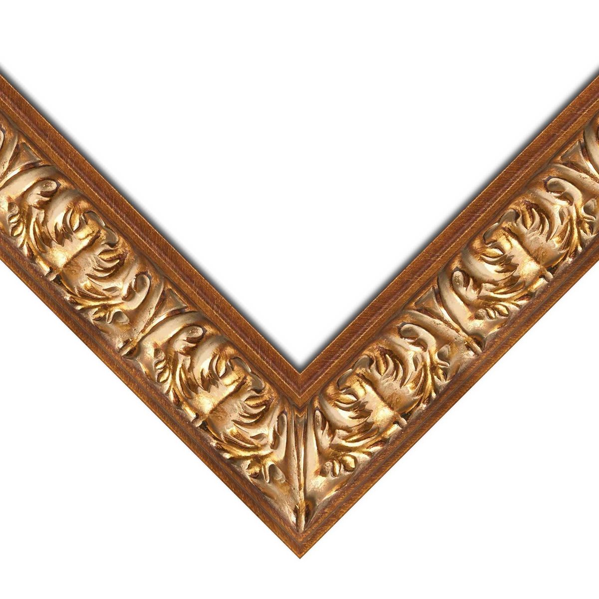 R685 BRONZE-GOLD MOULDING, 2 3/4" X 1 5/16" product photo