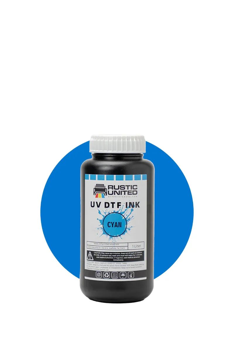 UV DTF INK CYAN 1 LITER product preview