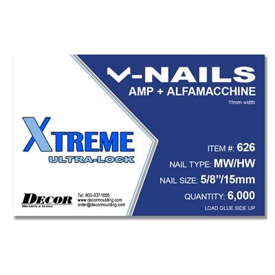 AMP V-NAIL 5/8" - 15MM, MED/HARD (15pcs/box) product preview