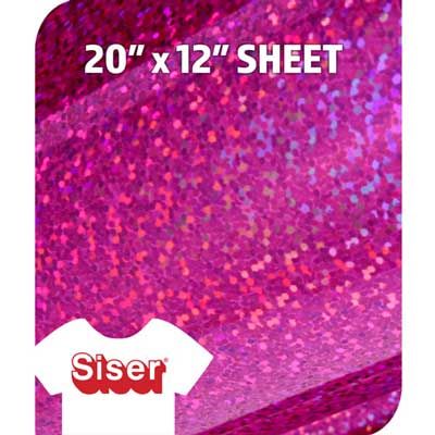 HOLOGRAPHIC FUCHIA HTV 20" product preview
