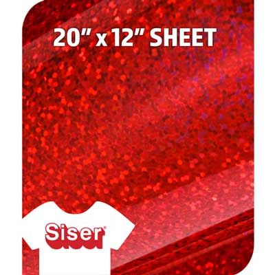 HOLOGRAPHIC RED HTV 20" product preview