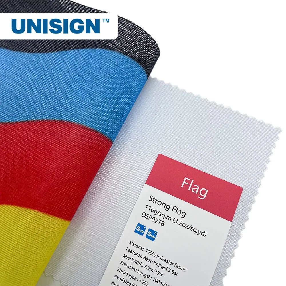 FLAG FABRIC FOR DYE SUBLIMATION PRINTING 110gsm 50" x 110yds product preview