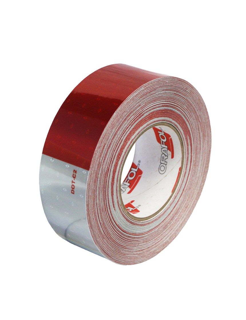 RED/WHITE TAPE, 2" X 150" ROLL..ITEM# V92-5649-020150 product preview
