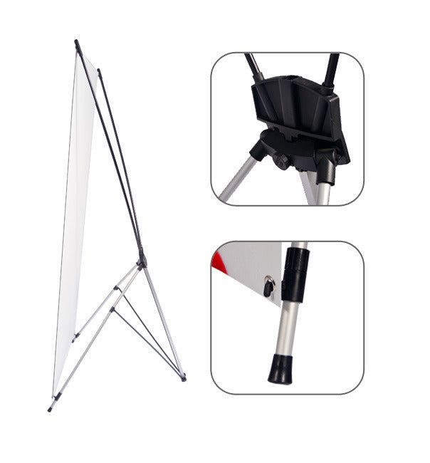 X-BANNER STAND FIBERGLASS+STEEL PARTS 23"X63" product preview