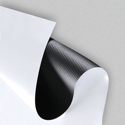 13OZ X 38" GLOSS BLACK/WHITE BANNER (U) product preview