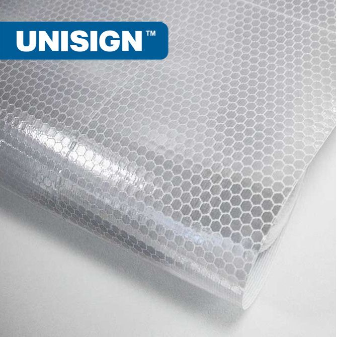 REFLECTIVE BANNER (U) WITH HONEYCOMB 50" X 50YDS product photo