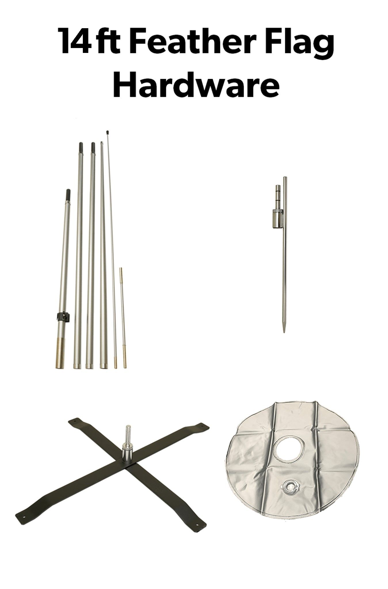 FEATHER FLAG POLE KIT 14' (U) product preview