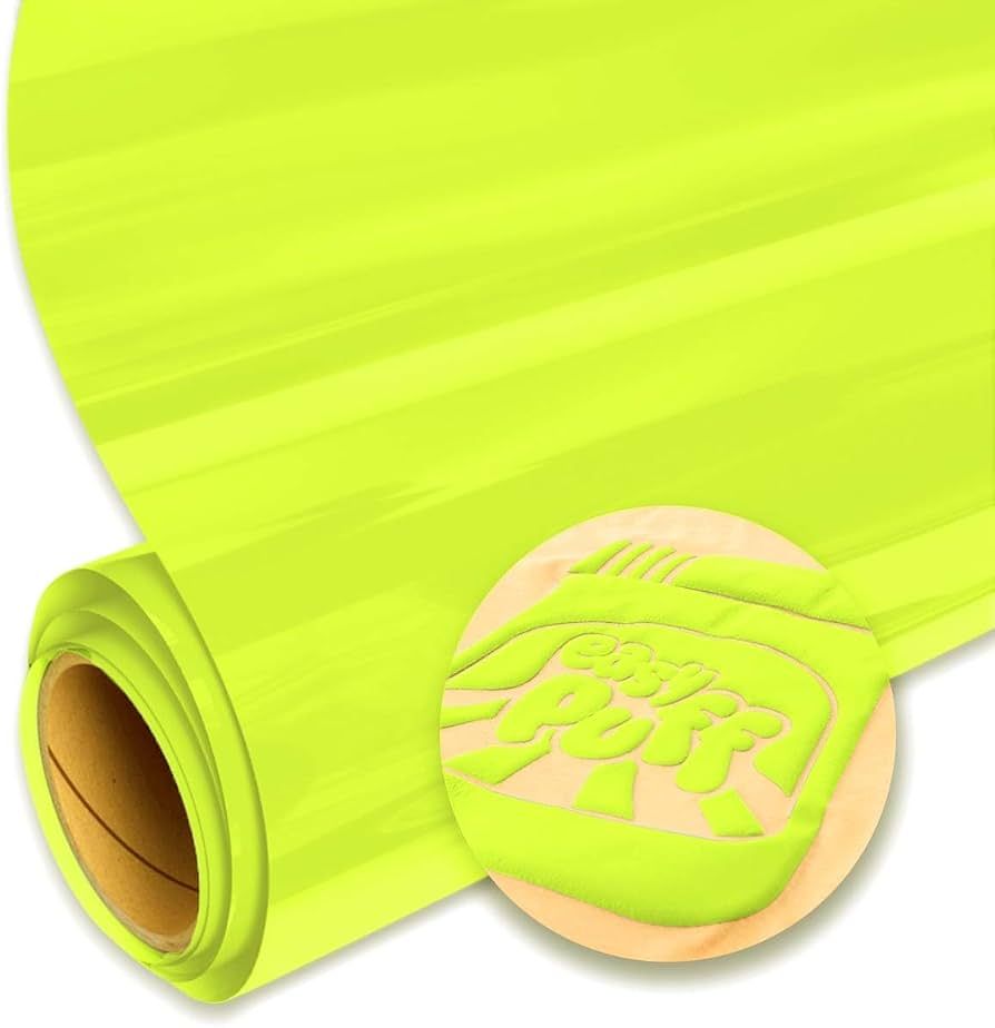 12" PUFF YELLOW HTV product photo