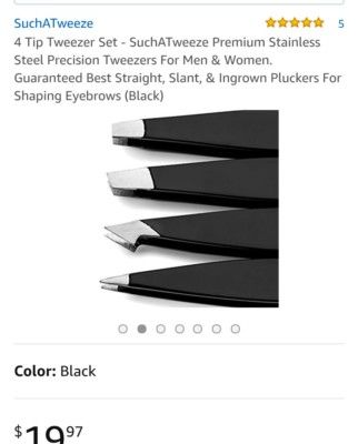 STAINLESS STEEL TWEEZER 4 product photo