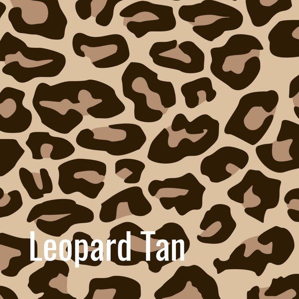 SISER LEOPARD TAN PATTERN HTV 12" product photo