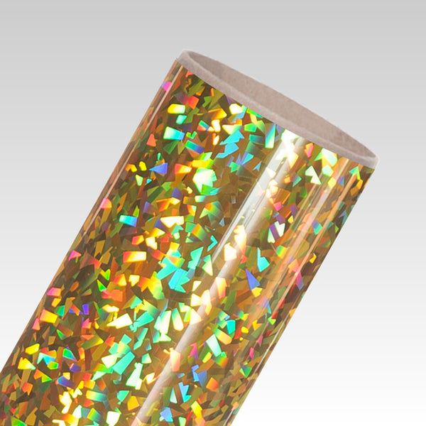 HOLOGRAPHIC GOLD CRYSTAL HTV 12" product preview