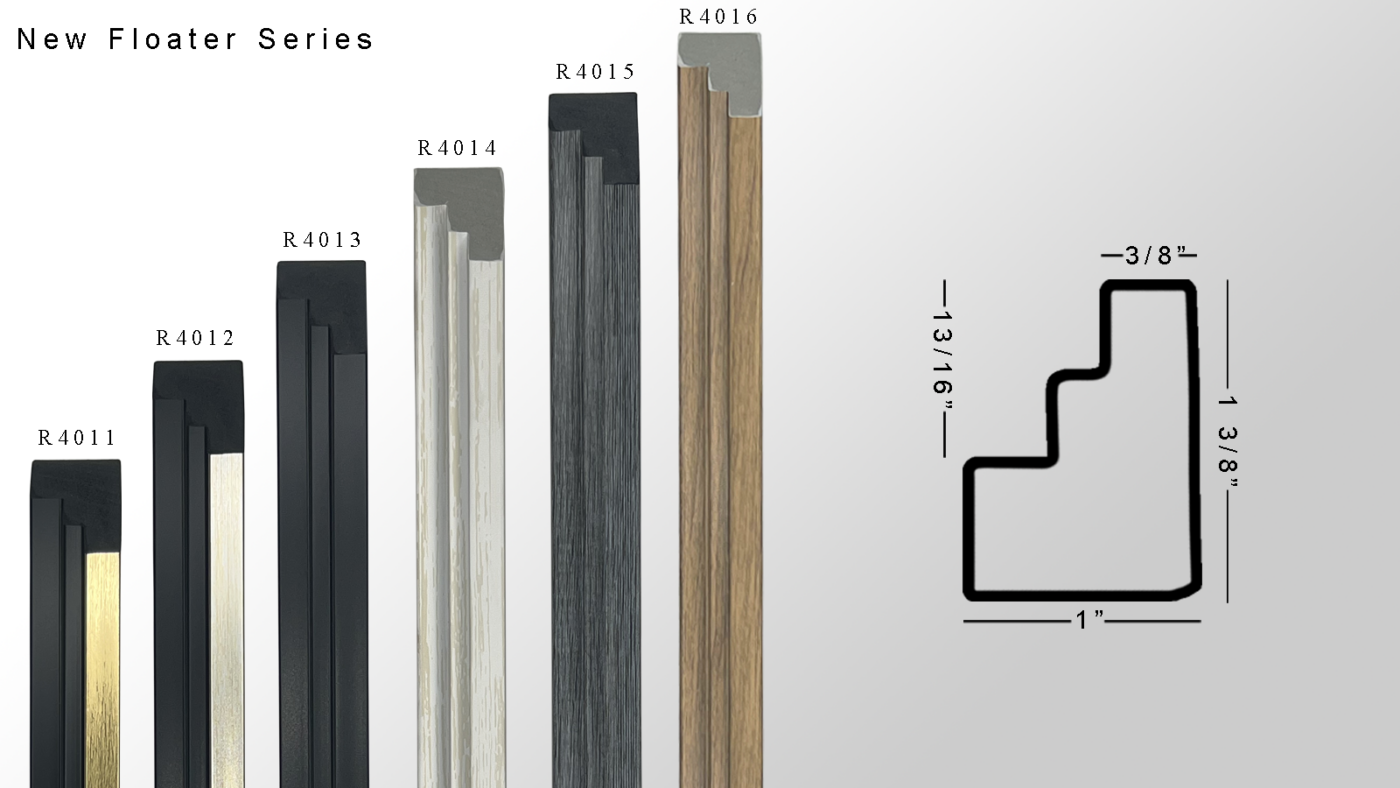 R502 BLACK MOULDING, 1 3/4" product preview