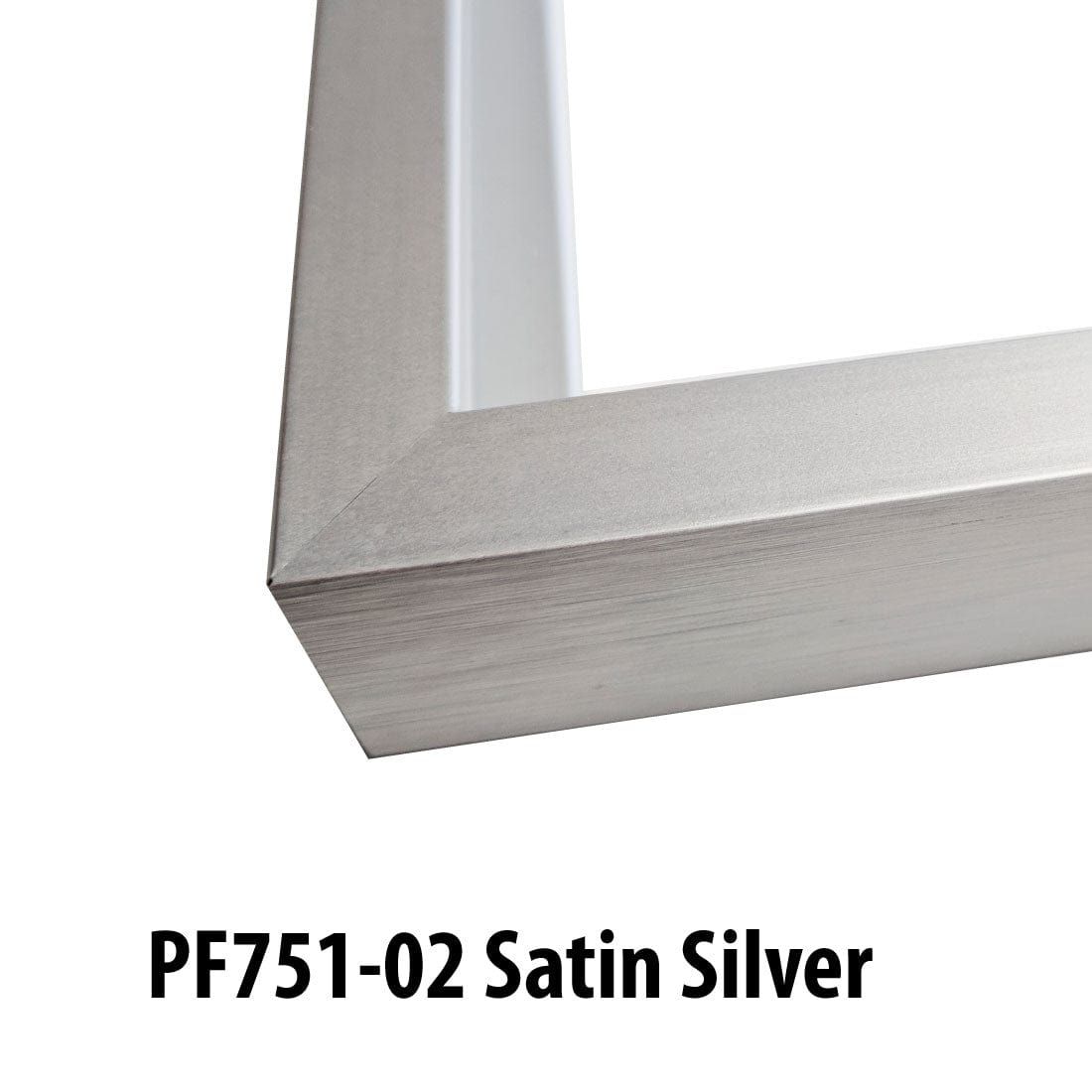 R751 SILVER MOULDING, 3 1/8 X 1 7/18 product photo