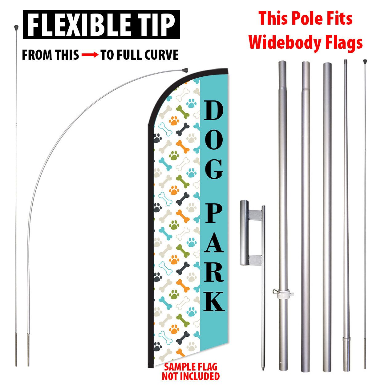 FEATHER FLAG POLE KIT 18' (U) product preview