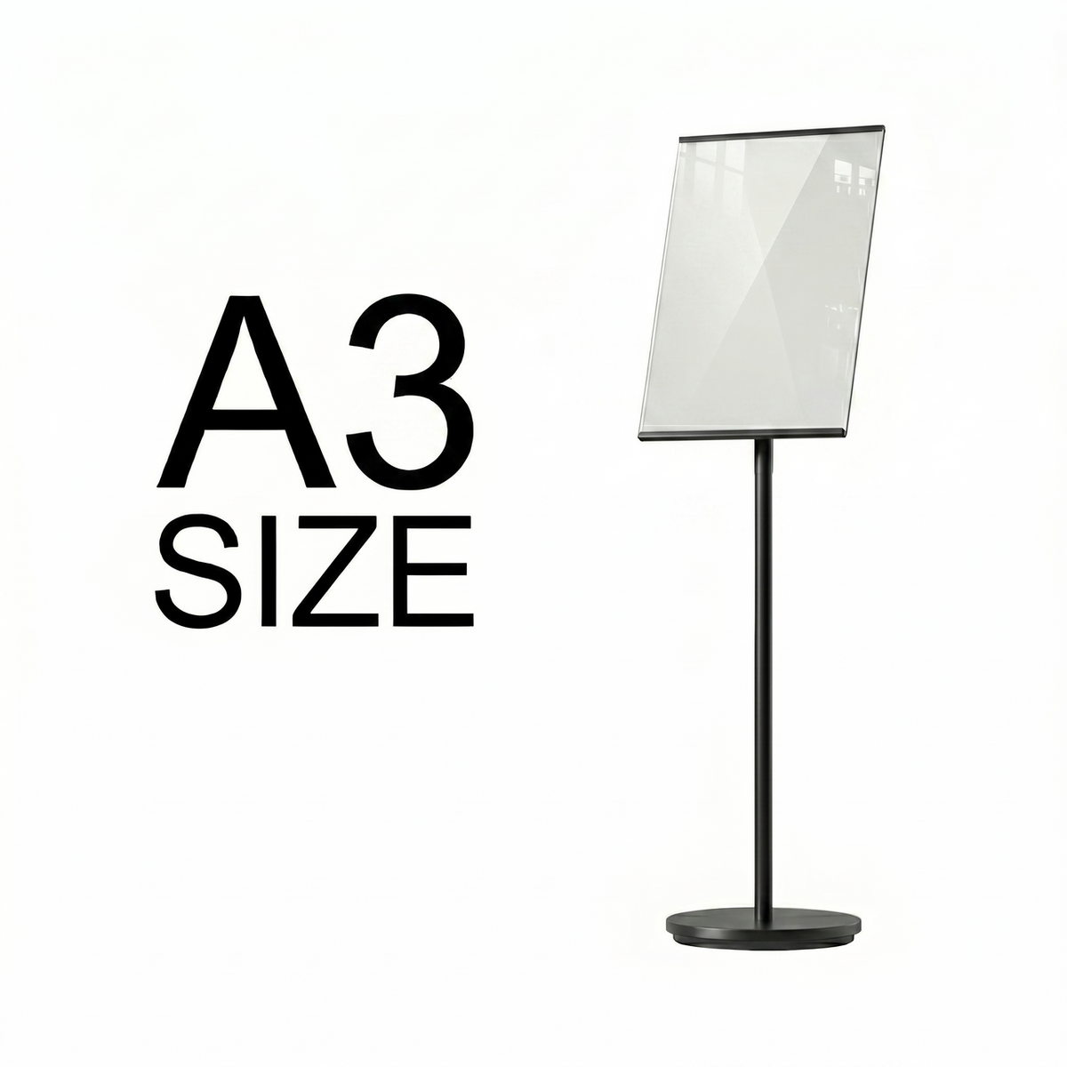 17"x12" x 32MM UN-PS/32-A3 STAND,BLACK BASE product photo