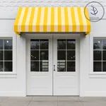 #5702 YELLOW WHITE 6 BAR SUNBRELLA product photo