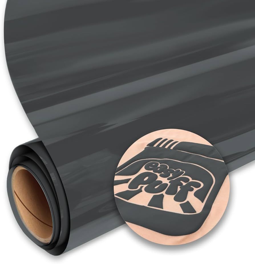 12" PUFF BLACK HTV product preview