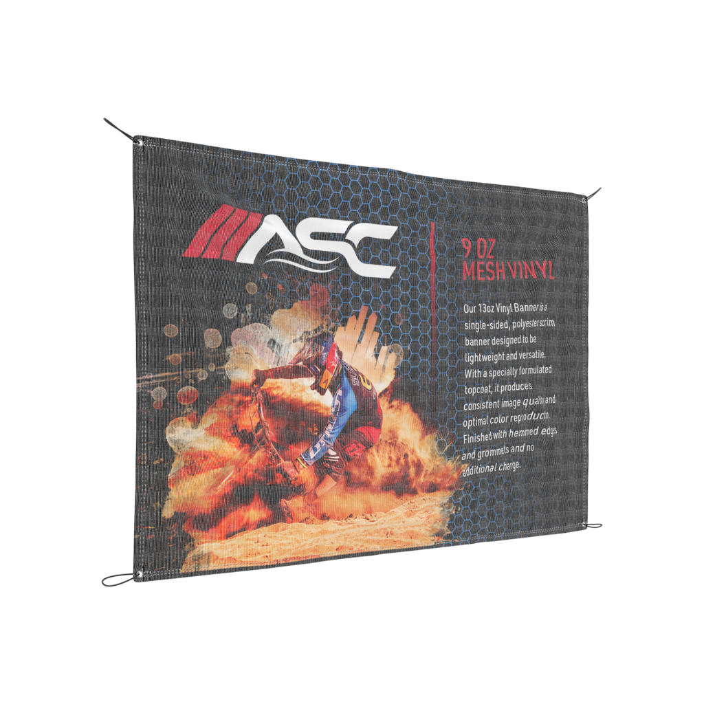 MESH 9OZ BANNER W/PVC BACKING 126" X 50YDS product preview